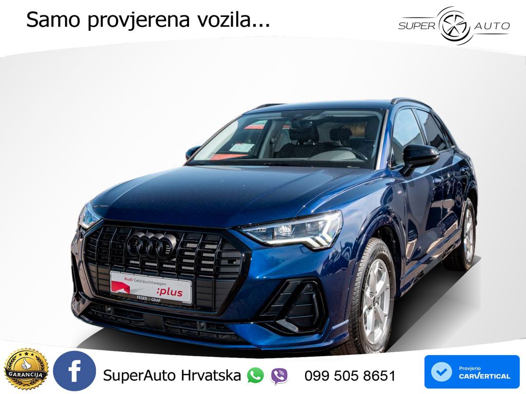Audi Q3 35 TFSI (150 KS) S tronic S line LED+GR SJED+ACC