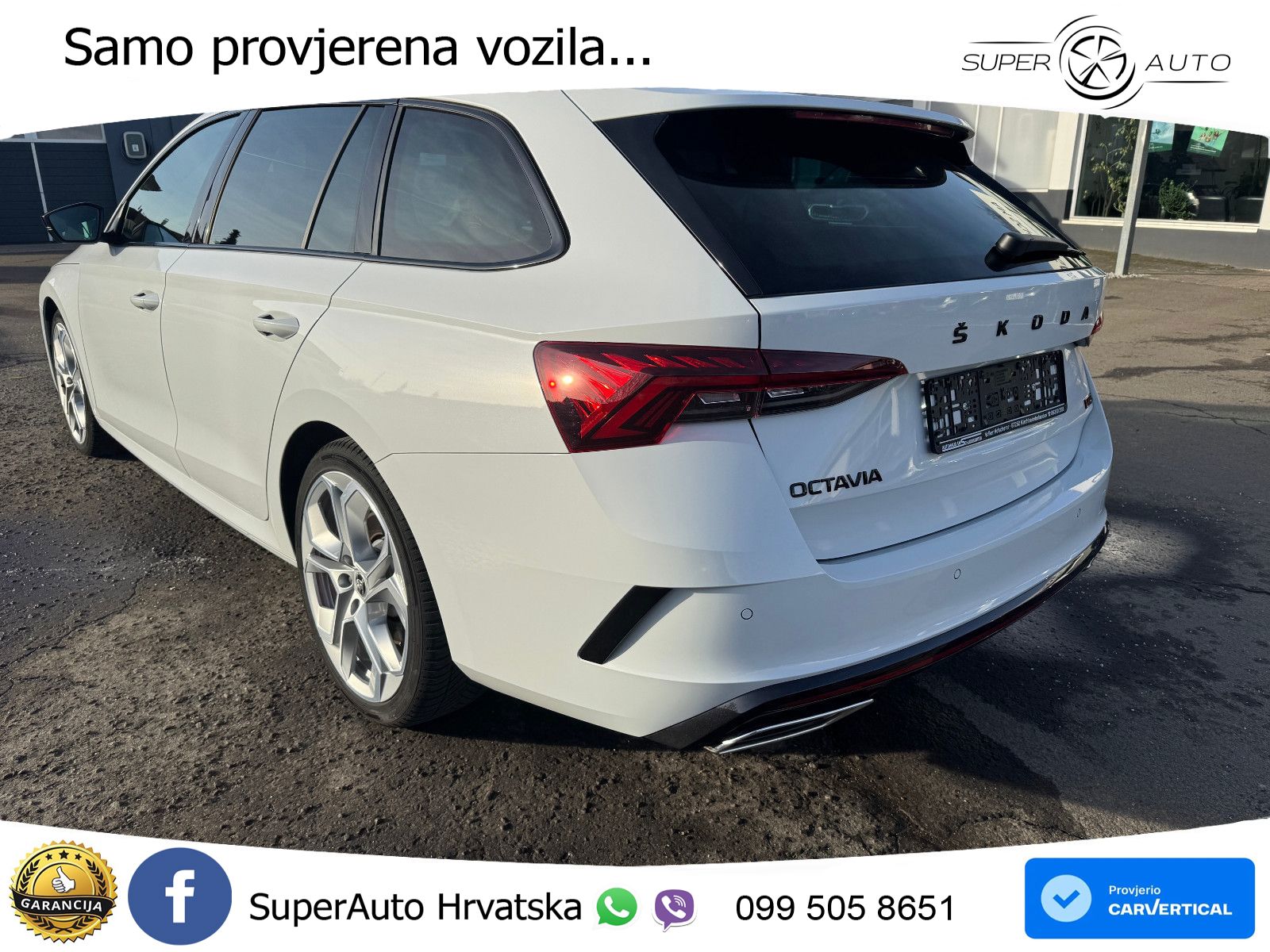 Škoda Octavia Combi RS 2.0 TSI (245 KS) DSG LED+GR SJED+ACC
