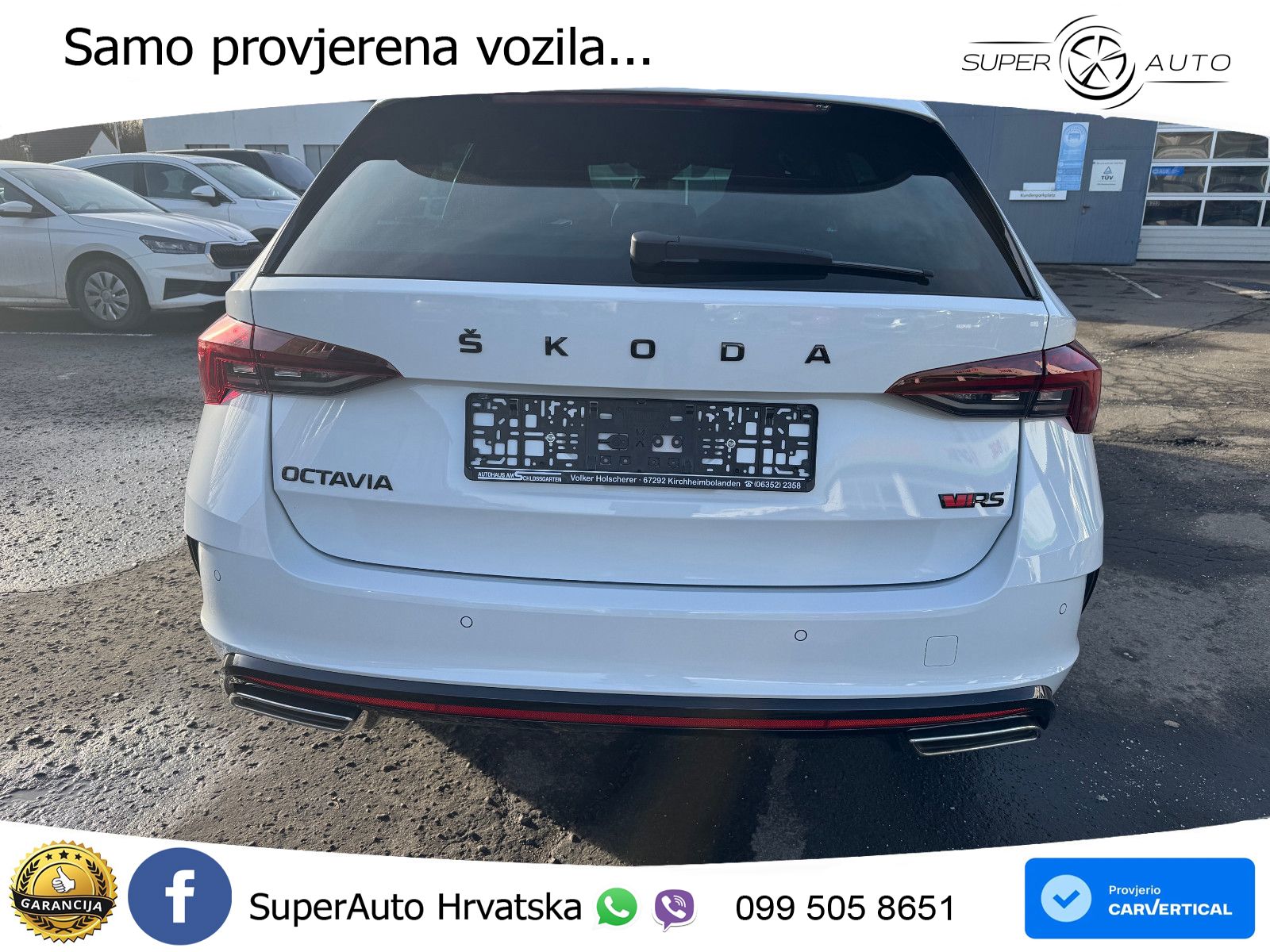 Škoda Octavia Combi RS 2.0 TSI (245 KS) DSG LED+GR SJED+ACC