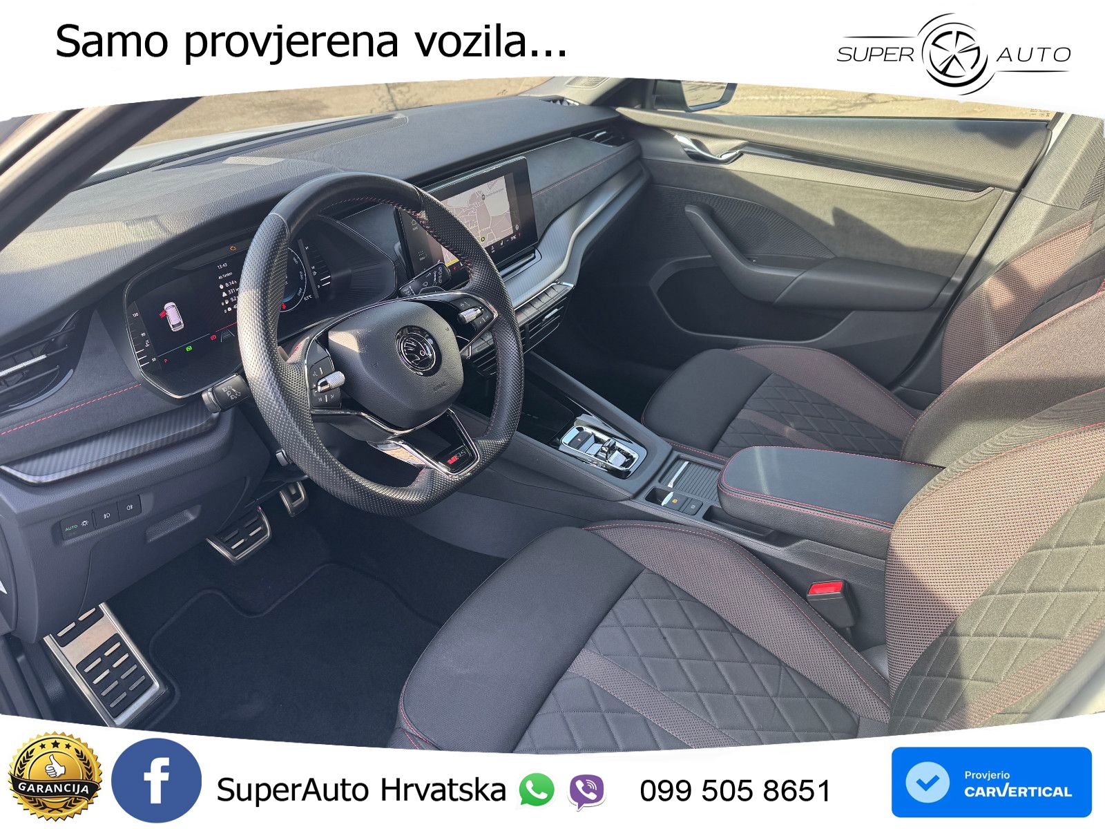 Škoda Octavia Combi RS 2.0 TSI (245 KS) DSG LED+GR SJED+ACC