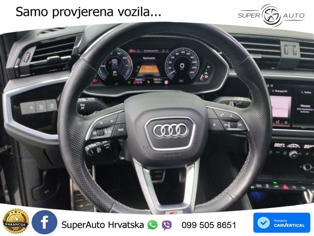 Audi Q3 45 TFSIe (245 KS) S tronic 2x S line LED+GR SJED+ACC