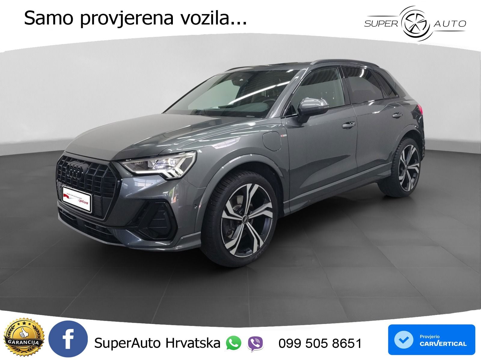 Audi Q3 45 TFSIe (245 KS) S tronic 2x S line LED+GR SJED+ACC