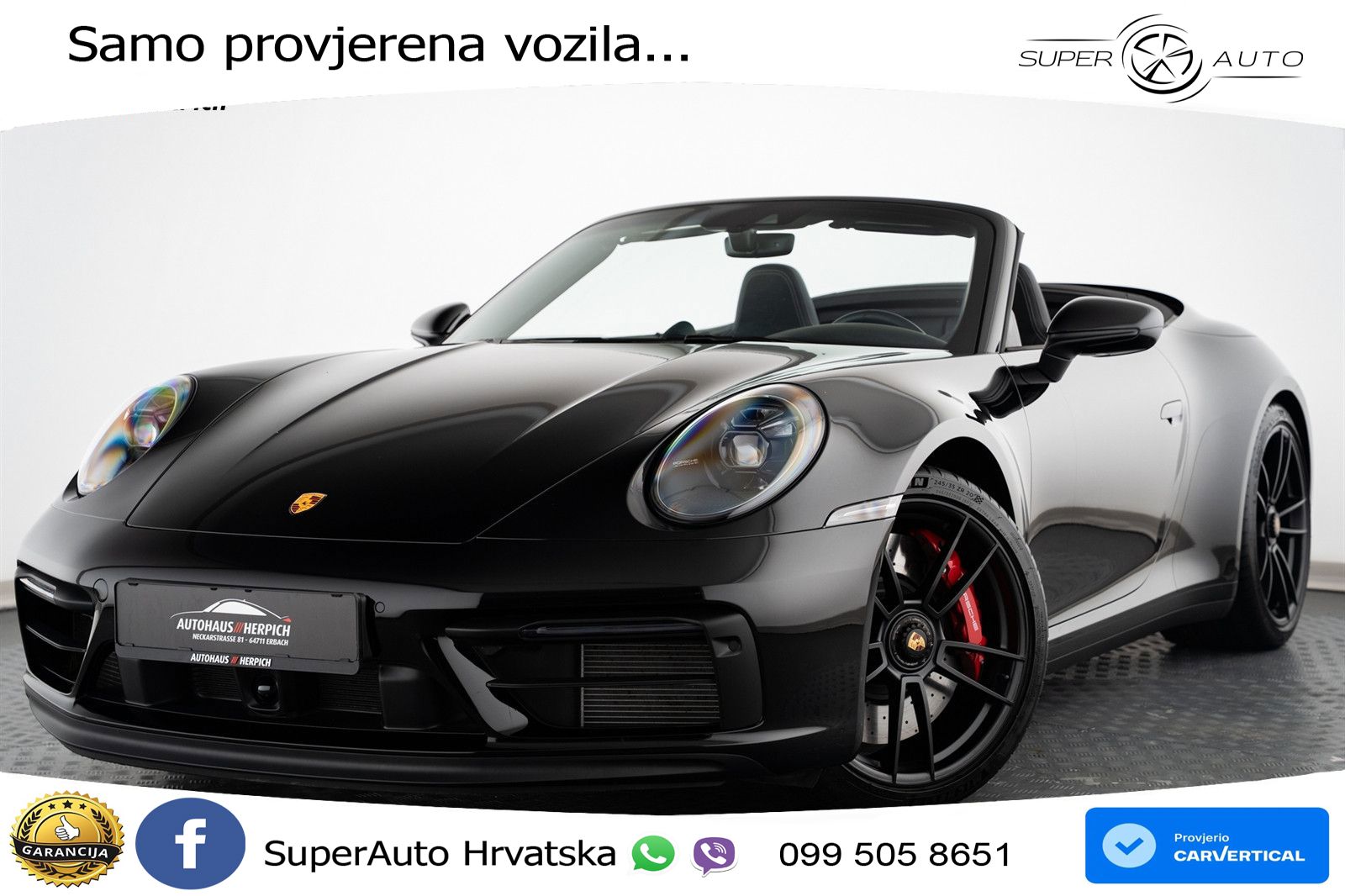 Porsche 911 Carrera GTS Cabriolet 3.0 (480 KS) PDK LED+GR SJED+ACC