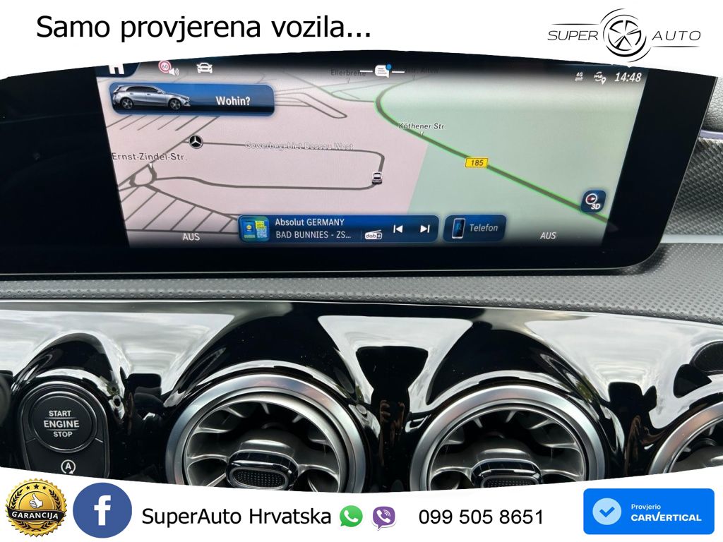 Mercedes-Benz A 180 7G-DCT LED+GR SJED+ACC