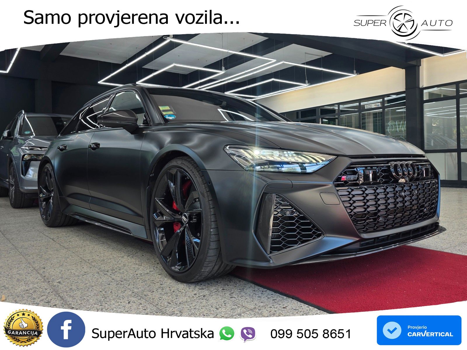 Audi RS6 Avant 4.0 TFSI V8 (600 KS) quattro Tiptronic LED+GR SJED+ACC