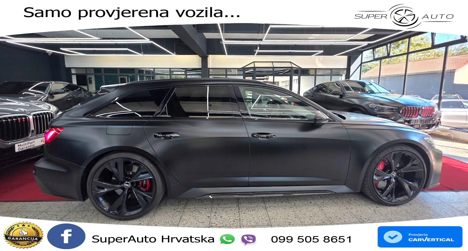 Audi RS6 Avant 4.0 TFSI V8 (600 KS) quattro Tiptronic LED+GR SJED+ACC