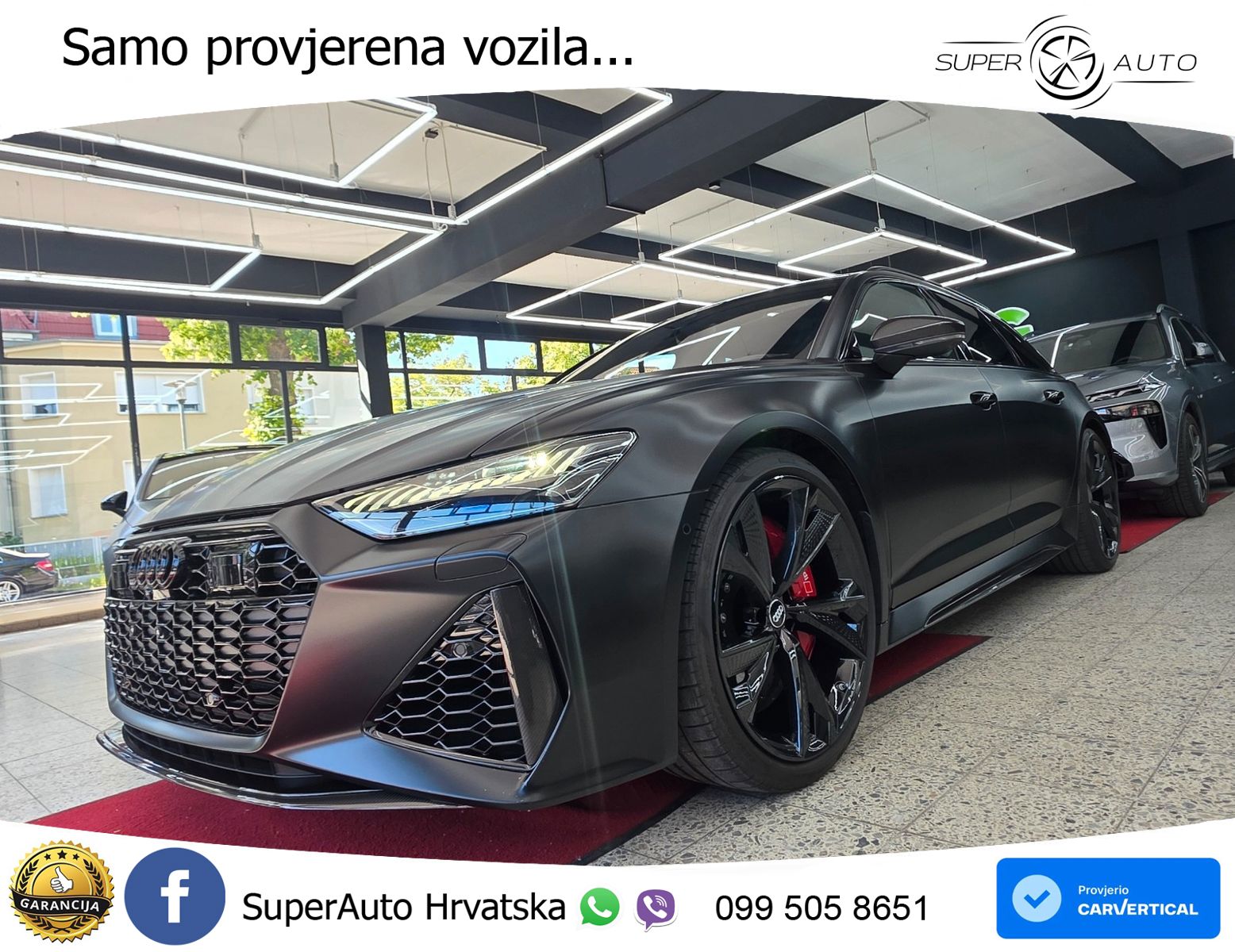 Audi RS6 Avant 4.0 TFSI V8 (600 KS) quattro Tiptronic LED+GR SJED+ACC
