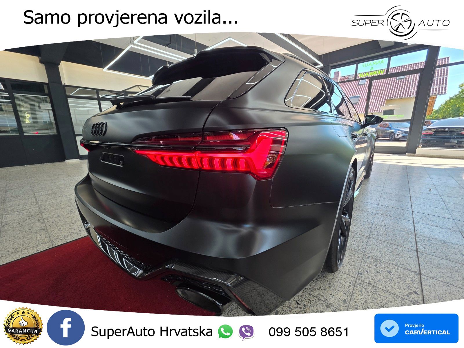 Audi RS6 Avant 4.0 TFSI V8 (600 KS) quattro Tiptronic LED+GR SJED+ACC