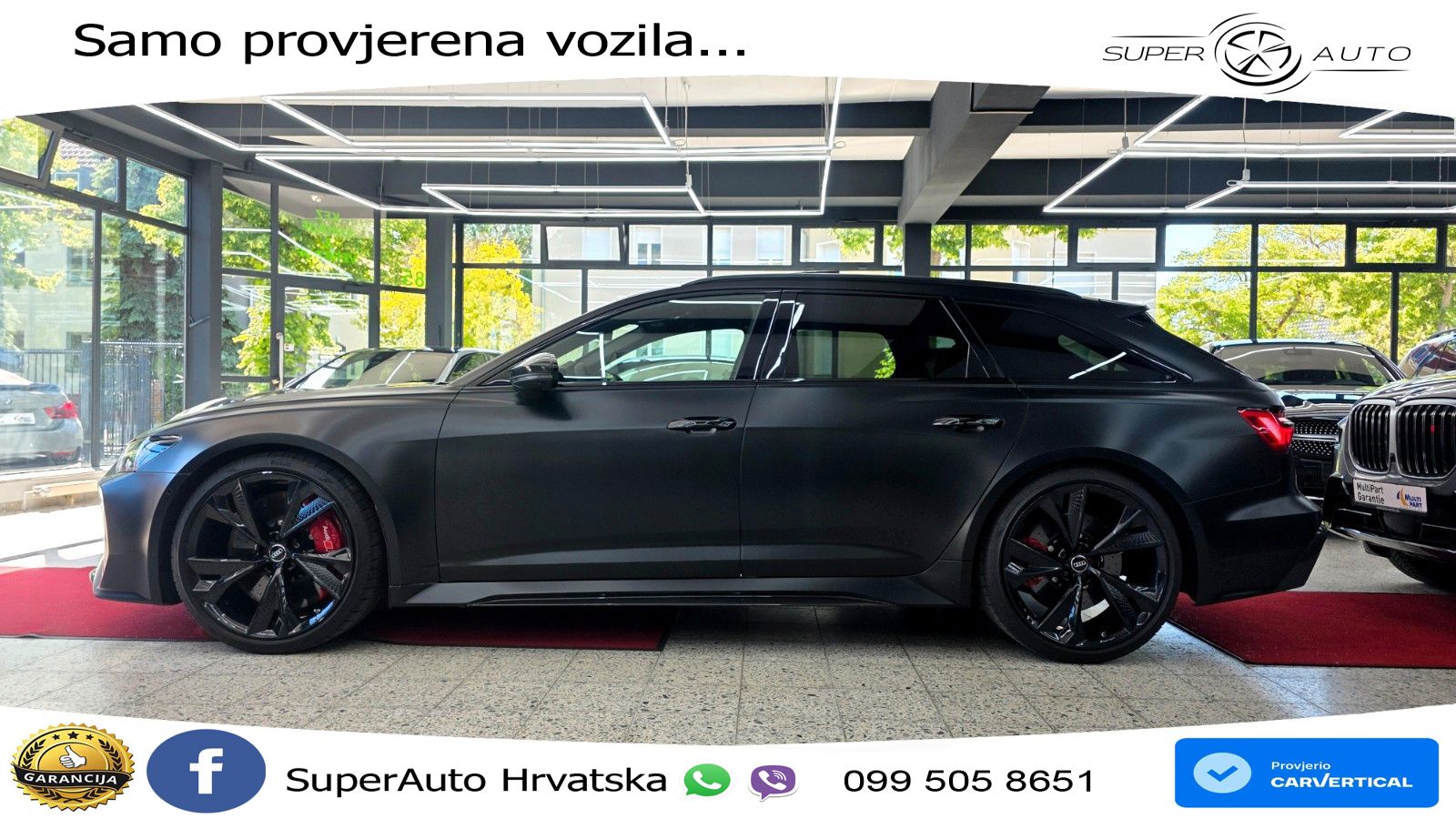 Audi RS6 Avant 4.0 TFSI V8 (600 KS) quattro Tiptronic LED+GR SJED+ACC