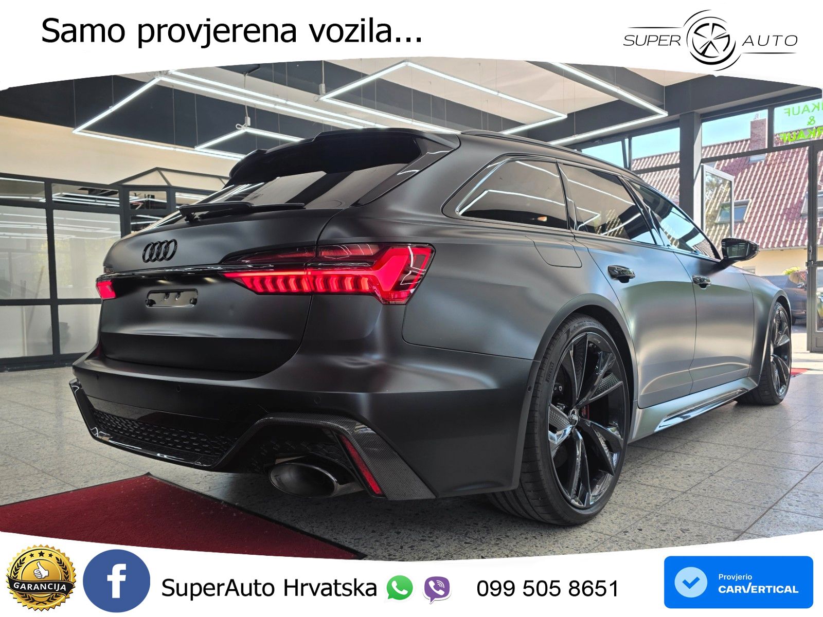 Audi RS6 Avant 4.0 TFSI V8 (600 KS) quattro Tiptronic LED+GR SJED+ACC