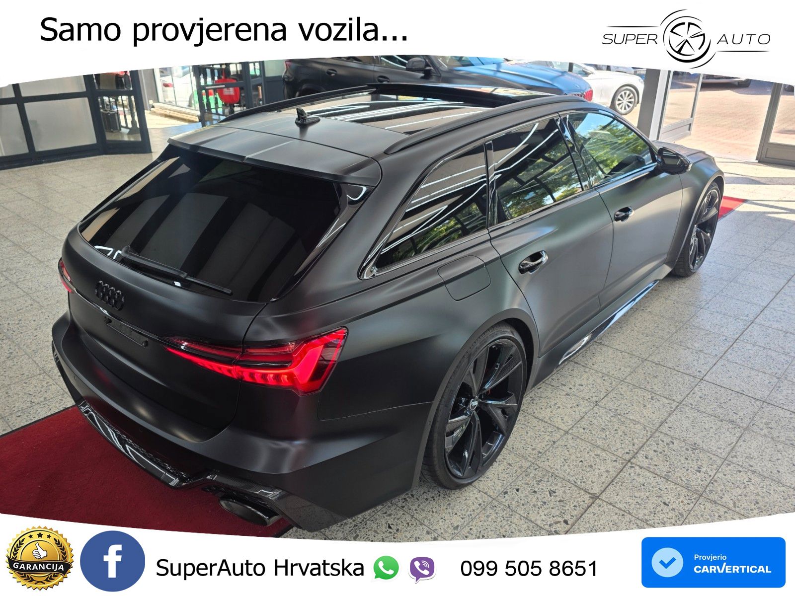 Audi RS6 Avant 4.0 TFSI V8 (600 KS) quattro Tiptronic LED+GR SJED+ACC