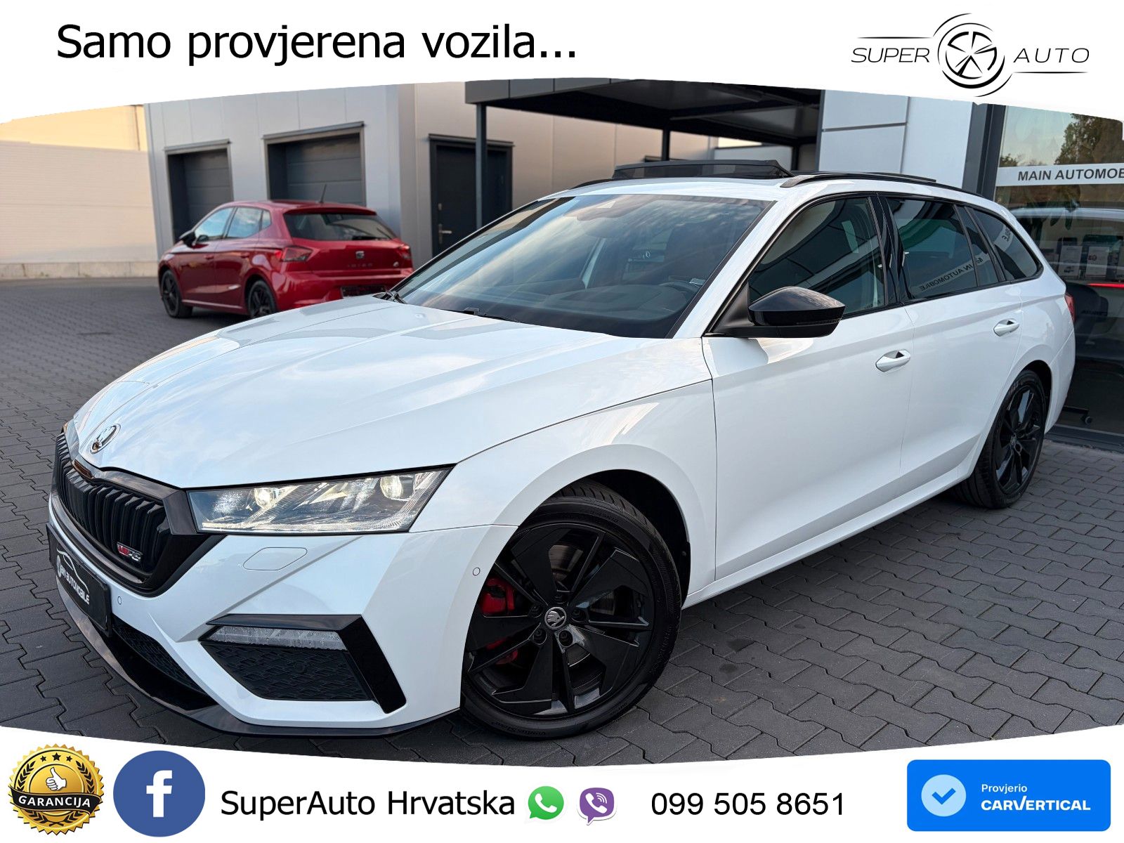 Škoda Octavia Combi RS 2.0 TSI (245 KS) DSG LED+GR SJED+ACC