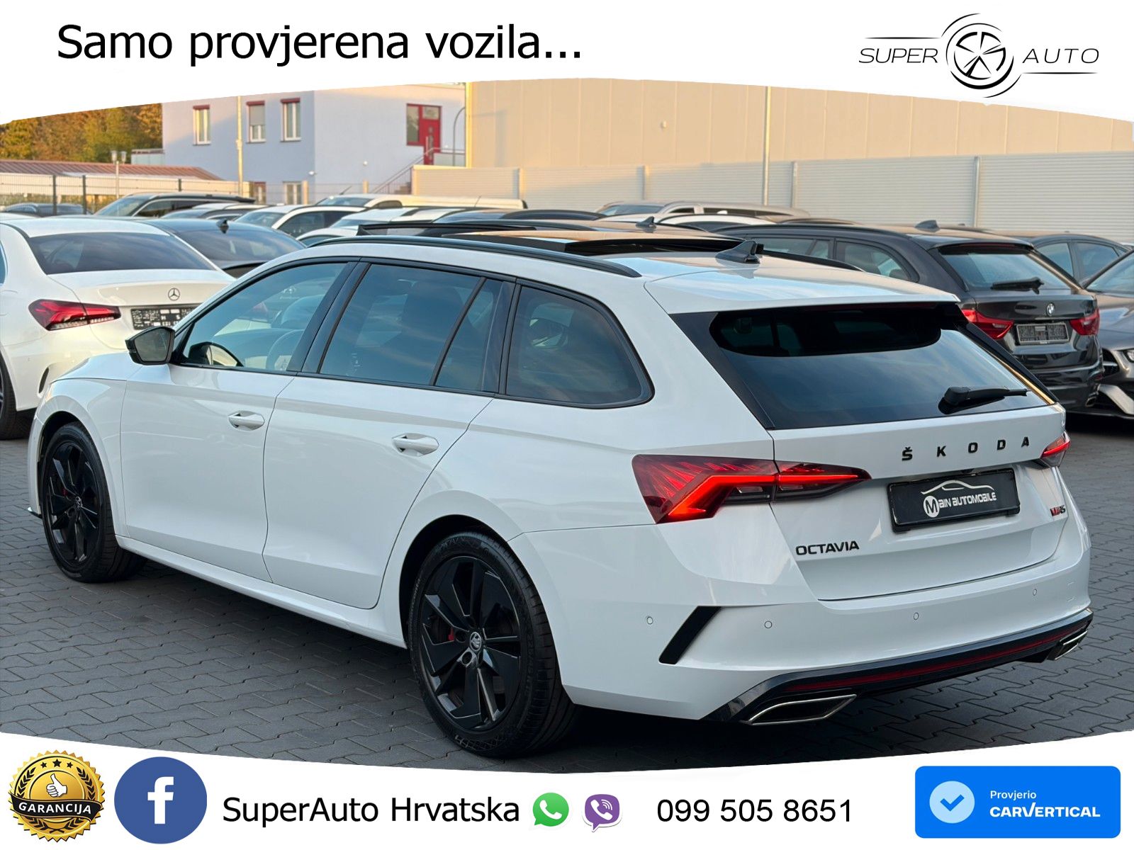 Škoda Octavia Combi RS 2.0 TSI (245 KS) DSG LED+GR SJED+ACC