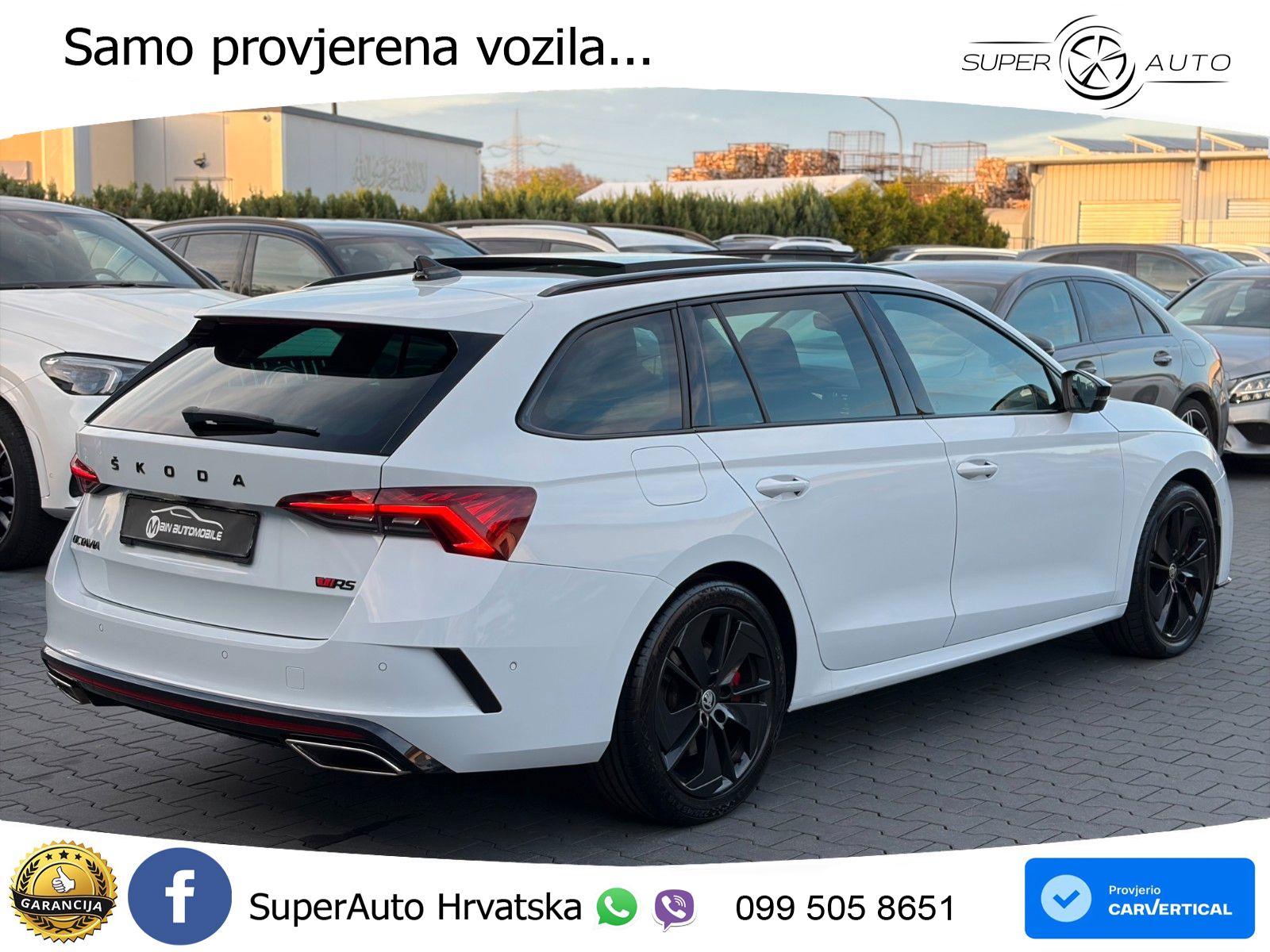 Škoda Octavia Combi RS 2.0 TSI (245 KS) DSG LED+GR SJED+ACC