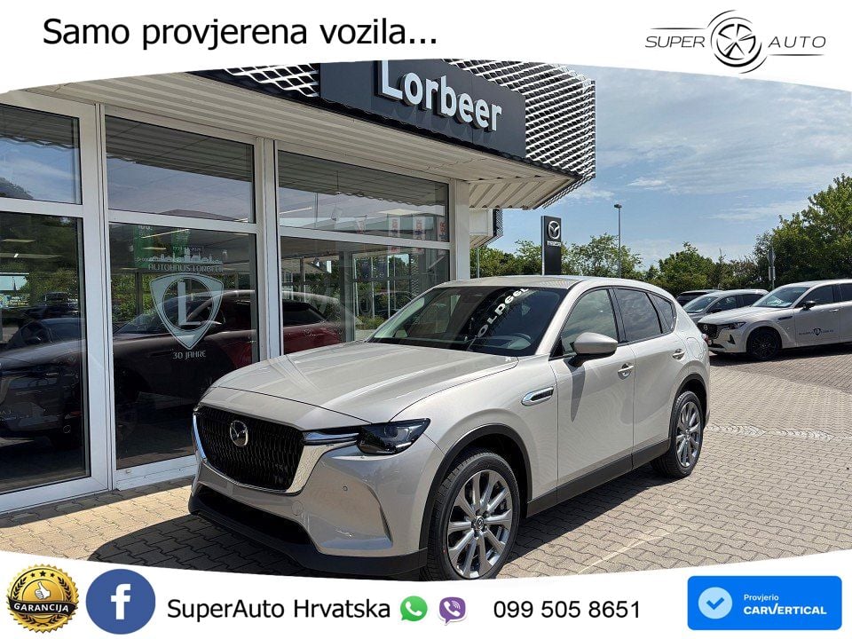 Mazda CX-60 3.3 e-Skyactiv D (200 KS) Automatic