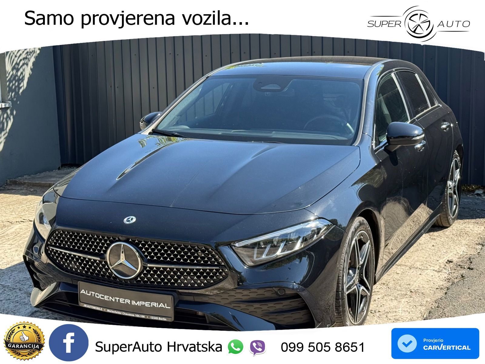 Mercedes-Benz A 200d 8G-DCT AMG LED+GR SJED+ACC