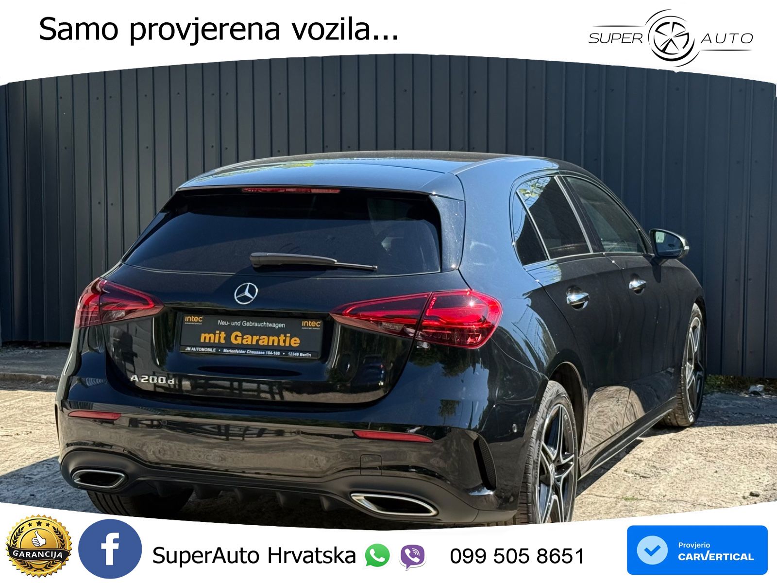 Mercedes-Benz A 200d 8G-DCT AMG LED+GR SJED+ACC