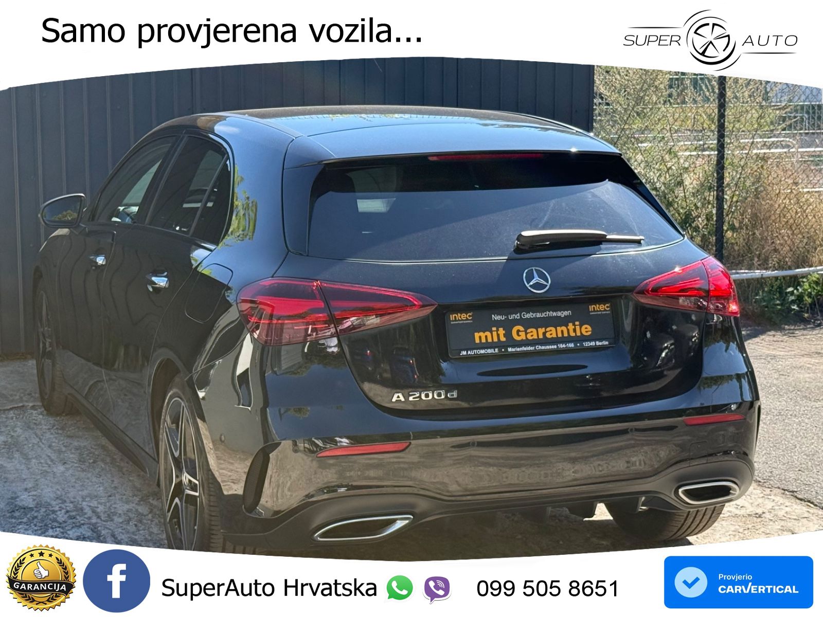 Mercedes-Benz A 200d 8G-DCT AMG LED+GR SJED+ACC