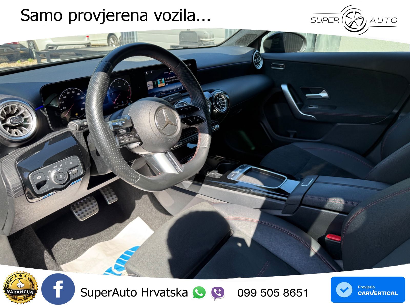 Mercedes-Benz A 200d 8G-DCT AMG LED+GR SJED+ACC