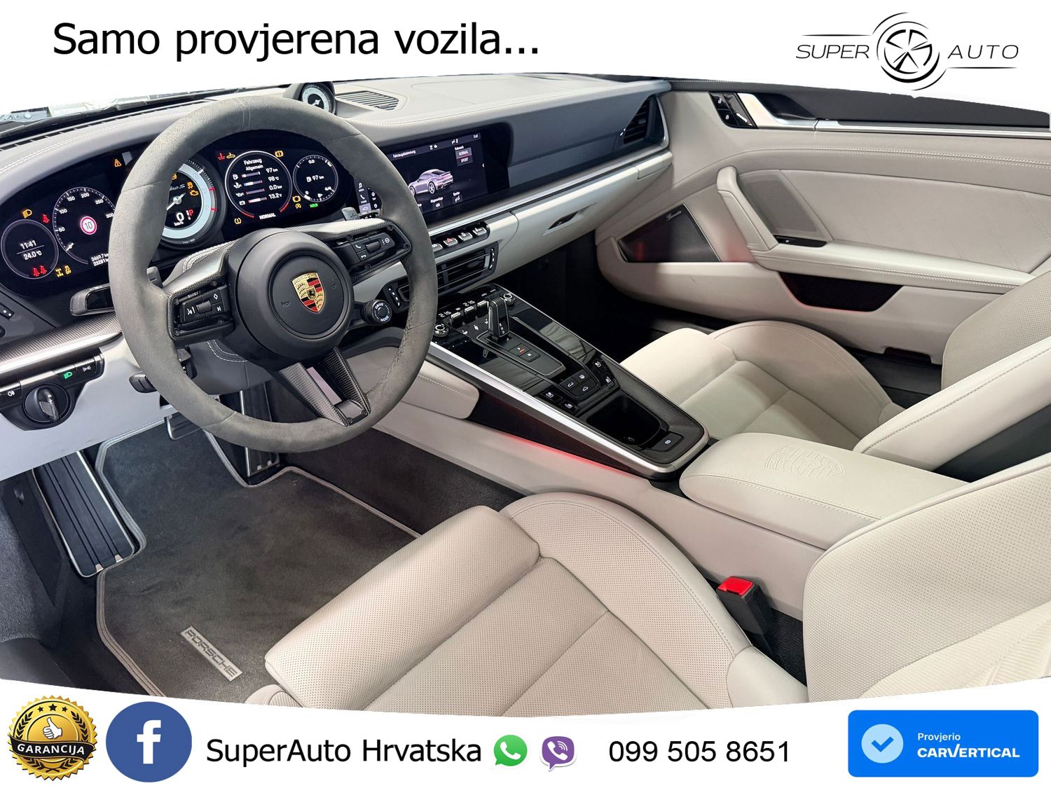 Porsche 911 Turbo S 3.8 (650 KS) PDK ZRAČNI+ACC+GR SJED+KAM