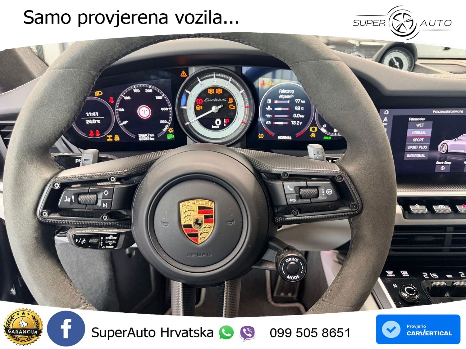 Porsche 911 Turbo S 3.8 (650 KS) PDK ZRAČNI+ACC+GR SJED+KAM
