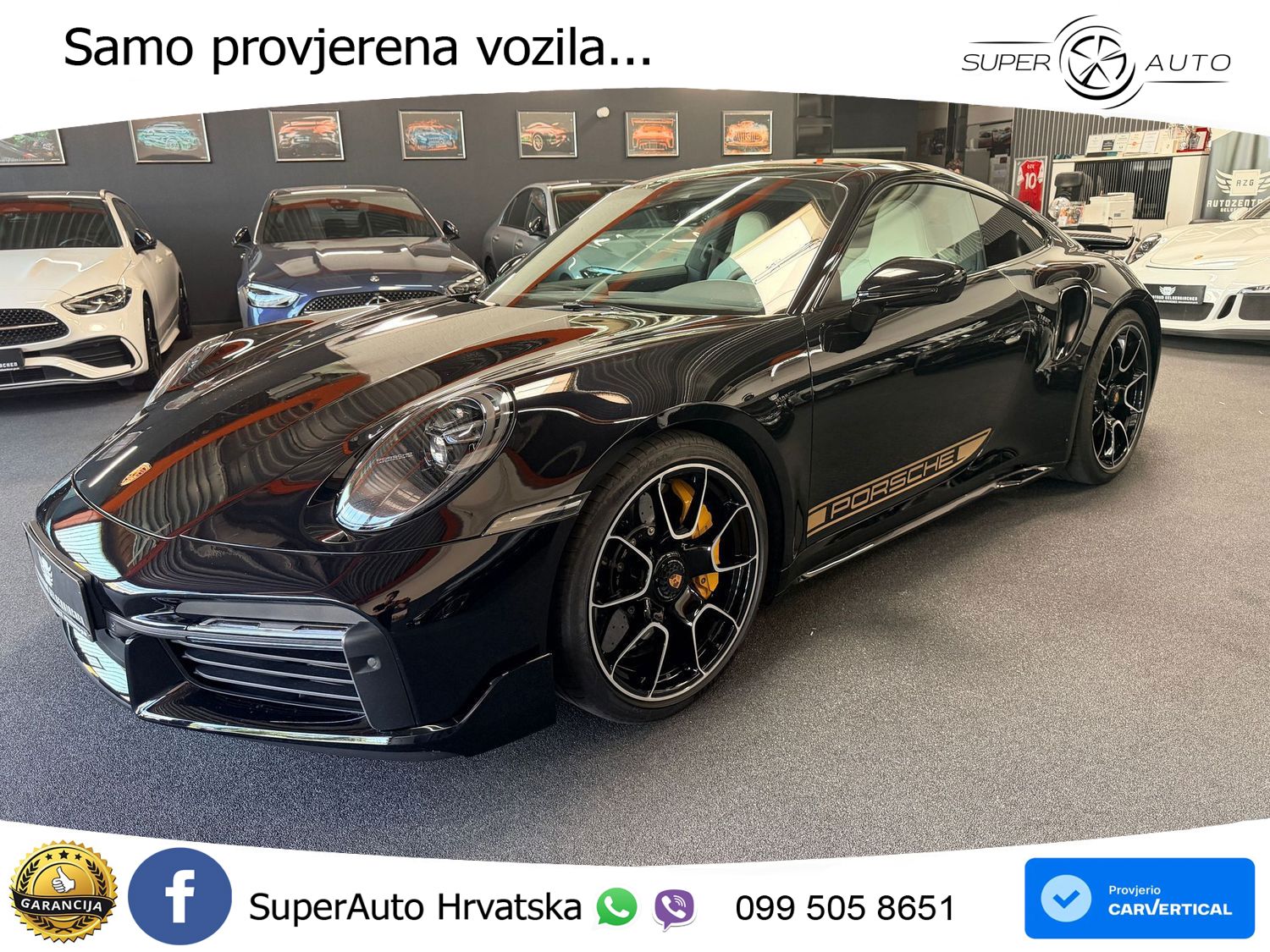 Porsche 911 Turbo S 3.8 (650 KS) PDK ZRAČNI+ACC+GR SJED+KAM