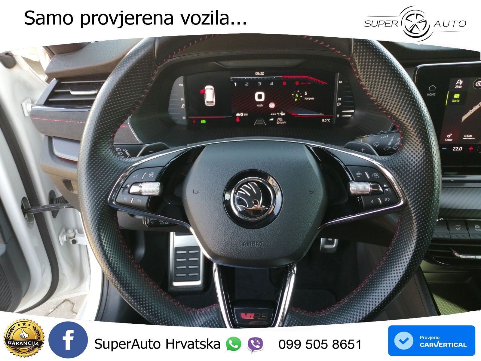 Škoda Octavia Combi RS 2.0 TDI (200 KS) 4x4 DSG LED+GR SJED+ACC