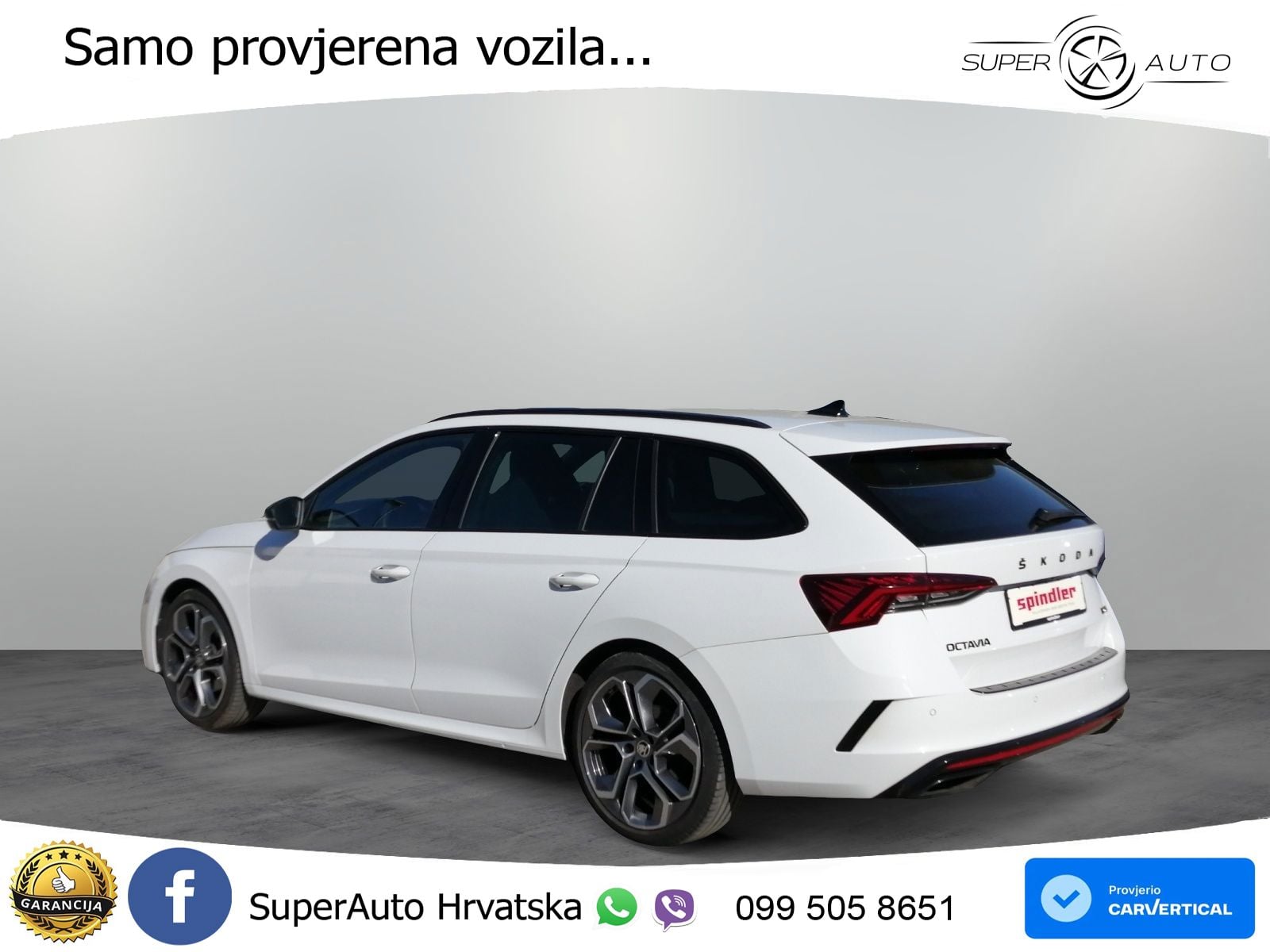 Škoda Octavia Combi RS 2.0 TDI (200 KS) 4x4 DSG LED+GR SJED+ACC