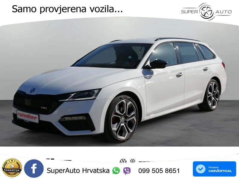 Škoda Octavia Combi RS 2.0 TDI (200 KS) 4x4 DSG LED+GR SJED+ACC