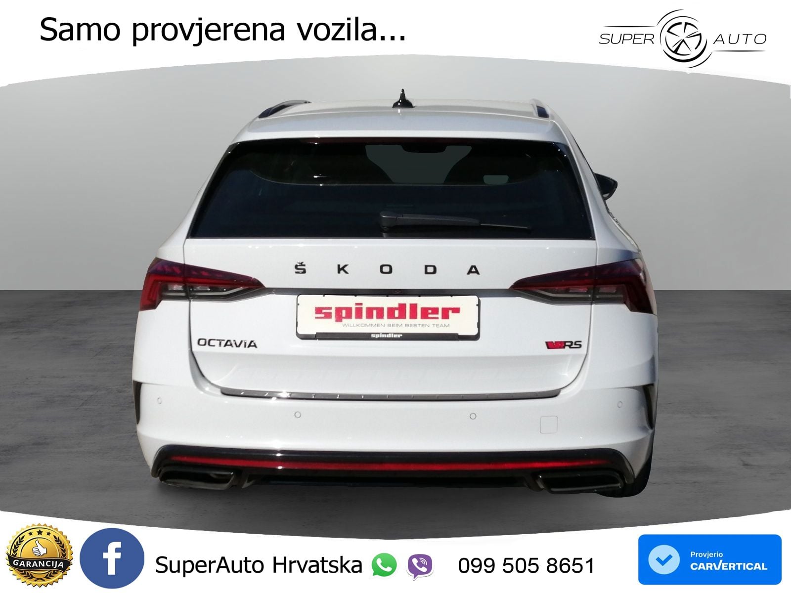 Škoda Octavia Combi RS 2.0 TDI (200 KS) 4x4 DSG LED+GR SJED+ACC