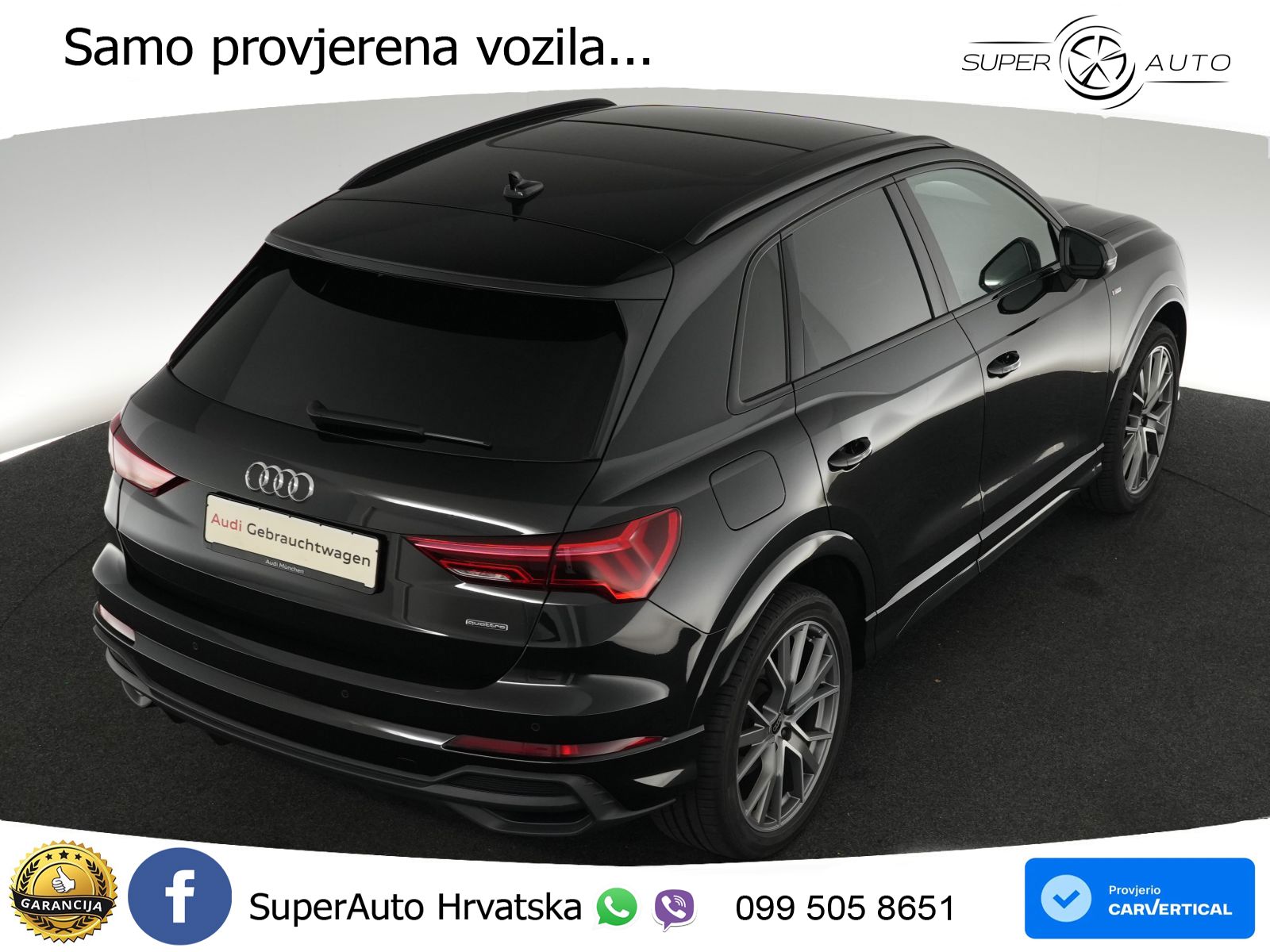 Audi Q3 45 TFSI (245 KS) quattro S tronic 2x S line LED+GR SJED+ACC