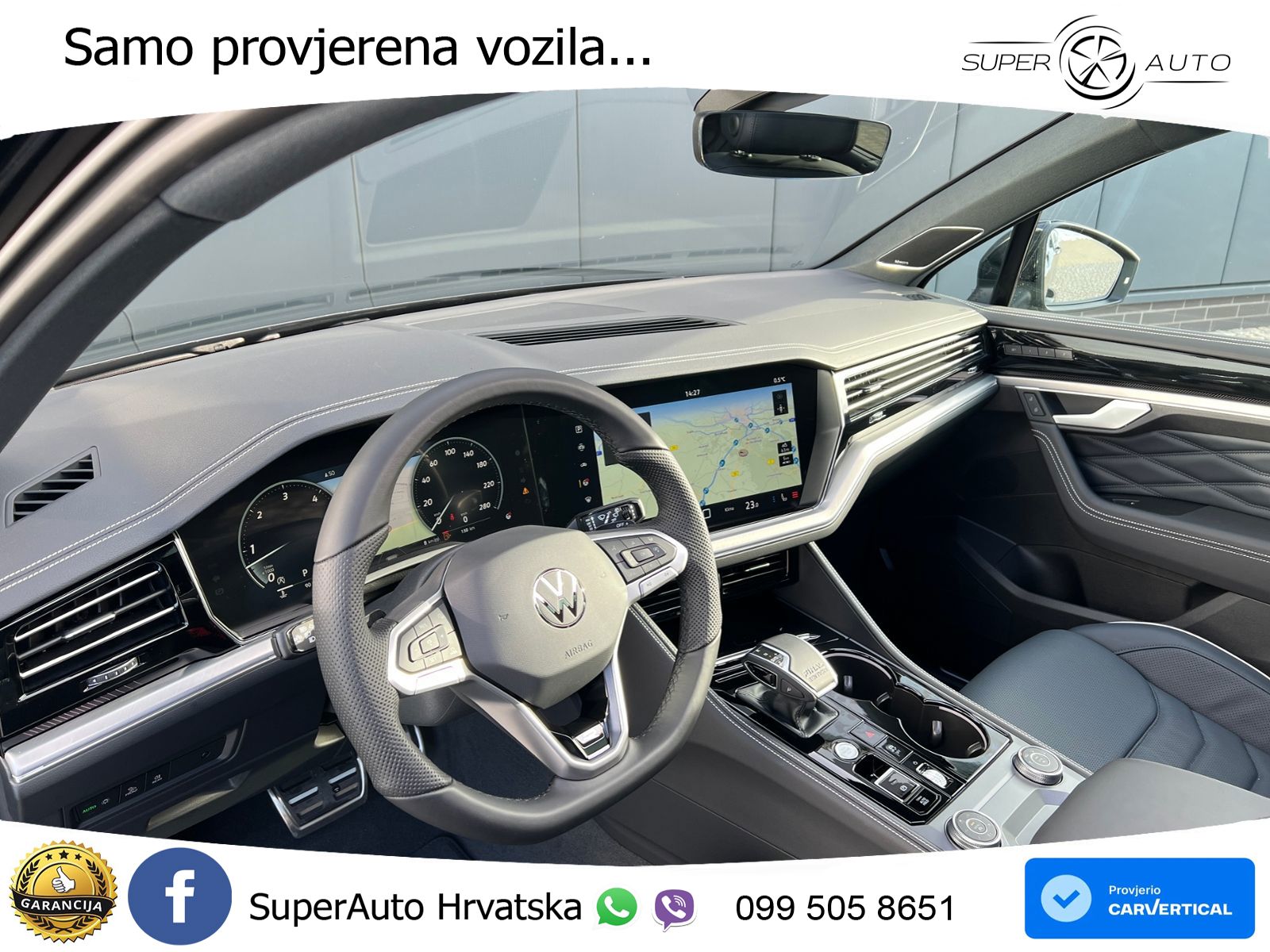 Volkswagen Touareg 3.0 V6 TDI (286 KS) 4MOTION Tiptronic ZRAČNI+ACC+GR SJED+KAM+PANO
