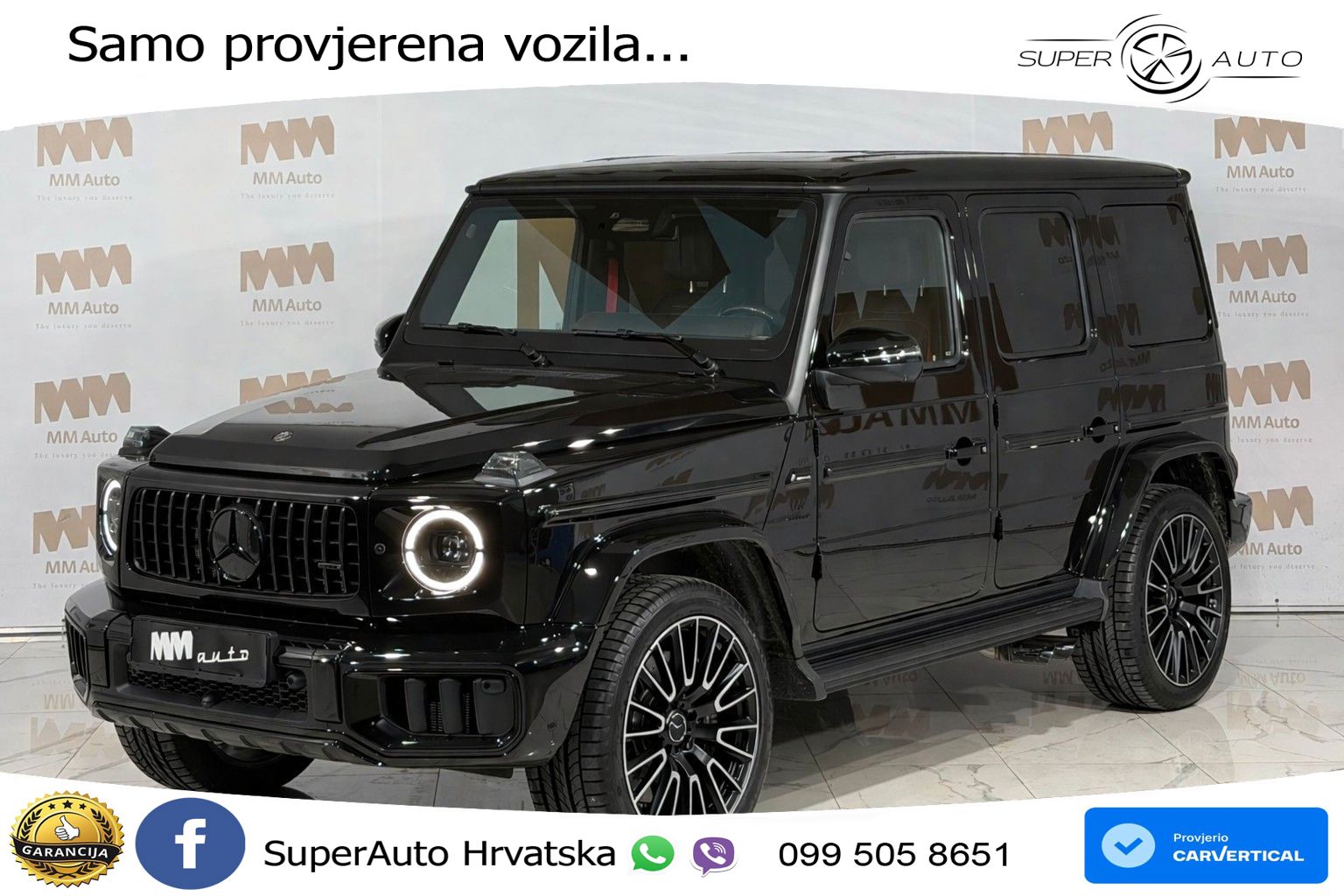 Mercedes AMG G 63 Long V8 (585 KS) 4MATIC 9G-TRONIC AMG SPEEDSHIFT TCT ZRAČNI+ACC+4xGR SJED+KAM