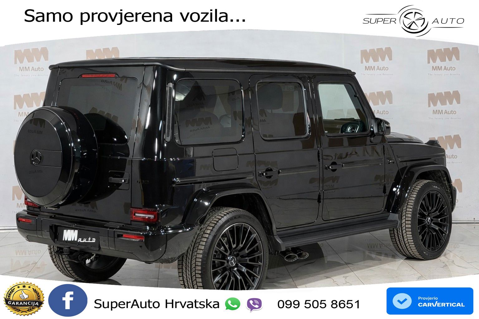 Mercedes AMG G 63 Long V8 (585 KS) 4MATIC 9G-TRONIC AMG SPEEDSHIFT TCT ZRAČNI+ACC+4xGR SJED+KAM