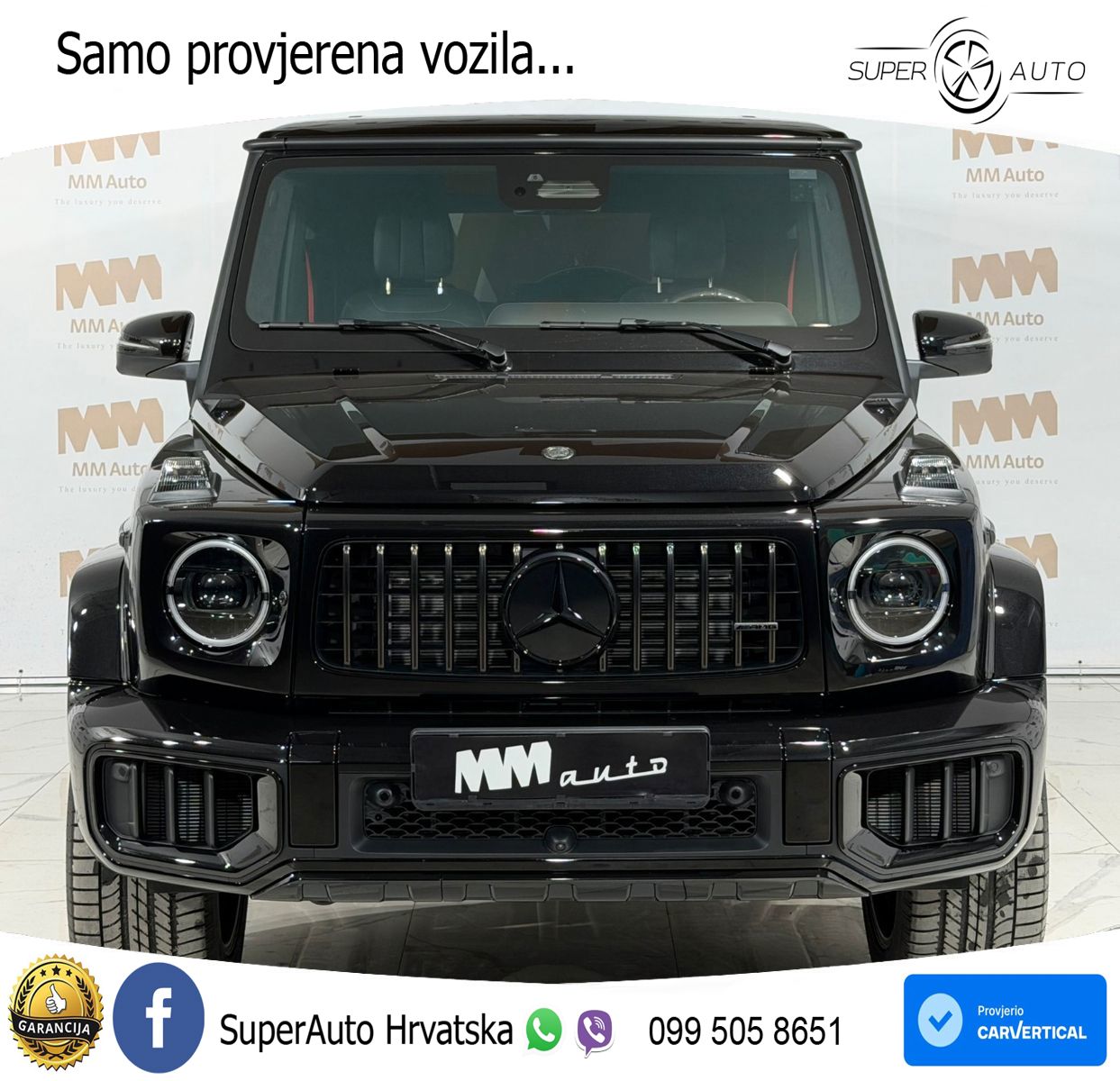 Mercedes AMG G 63 Long V8 (585 KS) 4MATIC 9G-TRONIC AMG SPEEDSHIFT TCT ZRAČNI+ACC+4xGR SJED+KAM