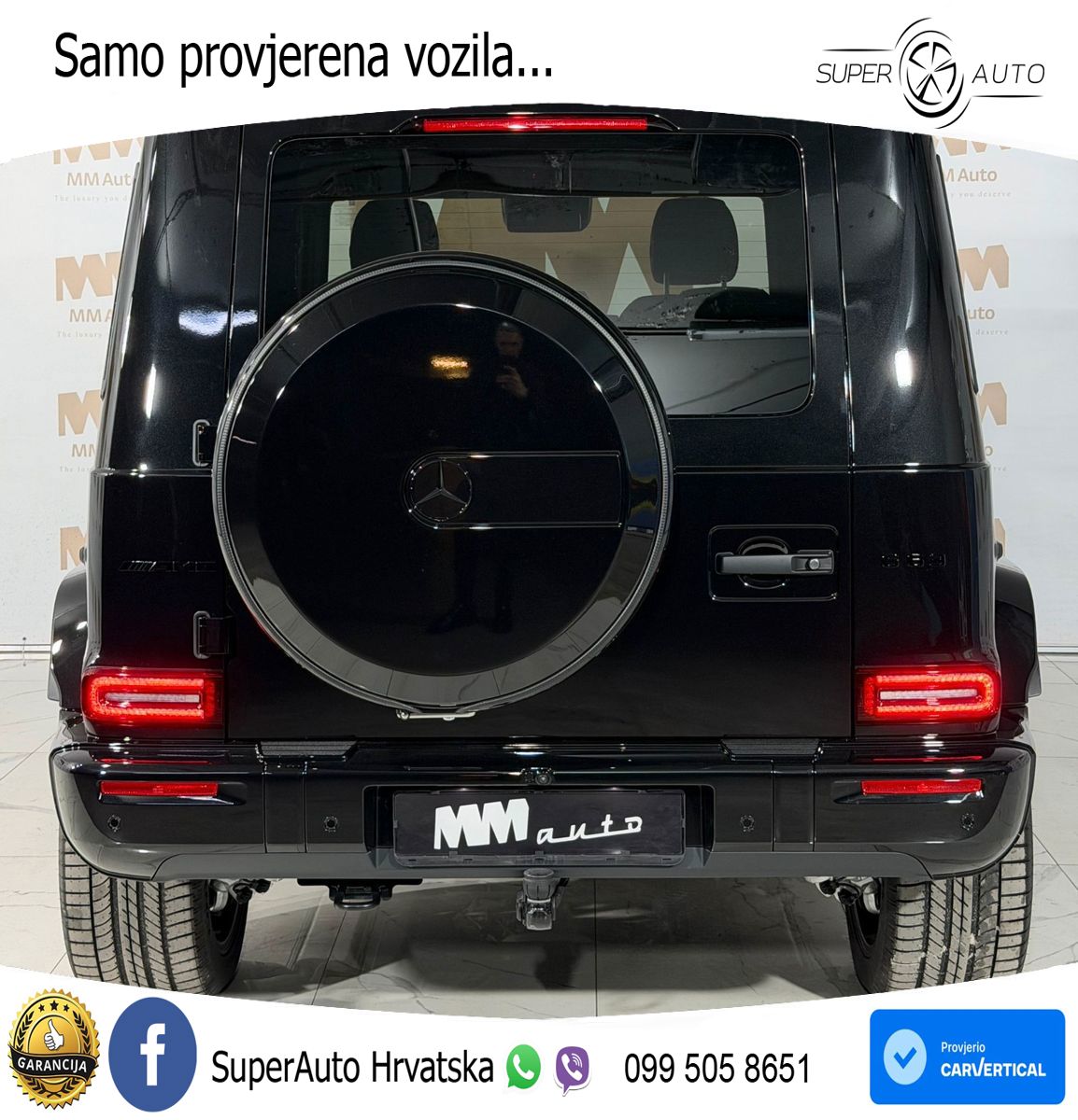 Mercedes AMG G 63 Long V8 (585 KS) 4MATIC 9G-TRONIC AMG SPEEDSHIFT TCT ZRAČNI+ACC+4xGR SJED+KAM