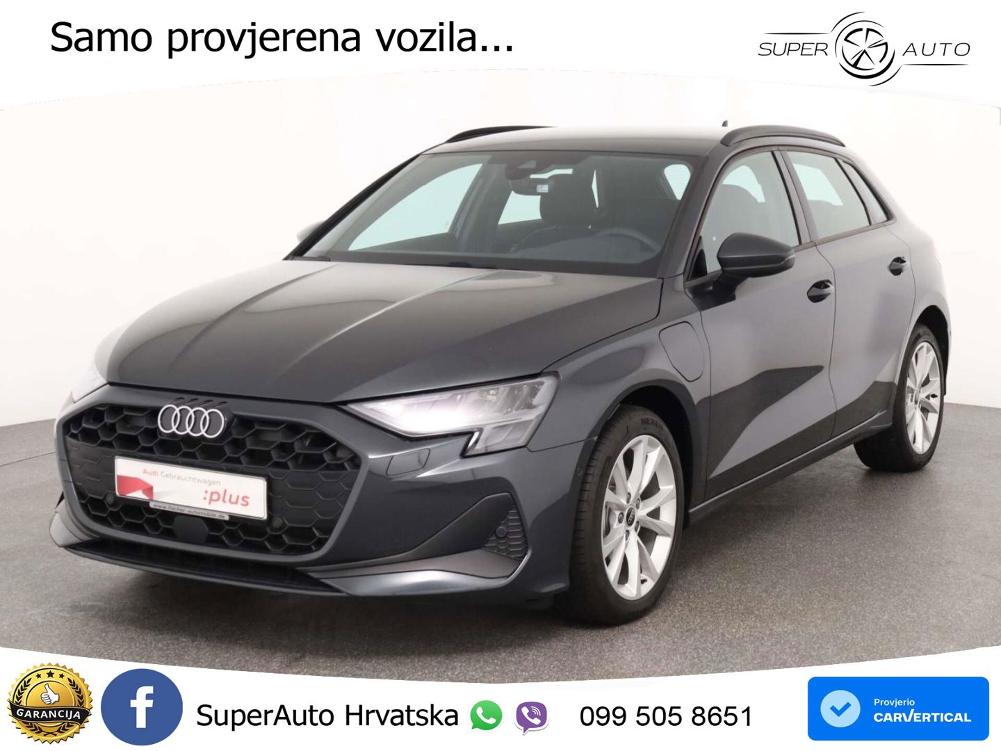 Audi A3 Sportback 40 TFSI e (204 KS) Plug-in Hybrid S tronic LED+GR SJED+ACC