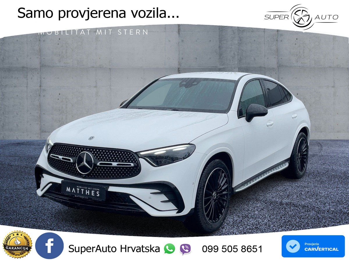 Mercedes GLC Coupe 220d (197 KS) 4MATIC 9G-TRONIC AMG LED+GR SJED+ACC