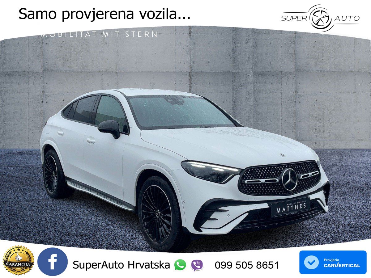 Mercedes GLC Coupe 220d (197 KS) 4MATIC 9G-TRONIC AMG LED+GR SJED+ACC
