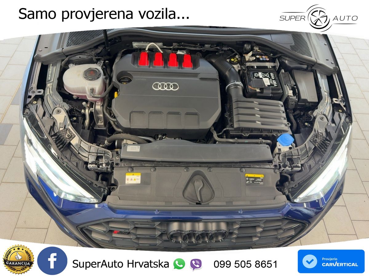 Audi S3 Limuzina 2.0 TFSI (310 KS) quattro S tronic MATRIX+GR SJED+KAM
