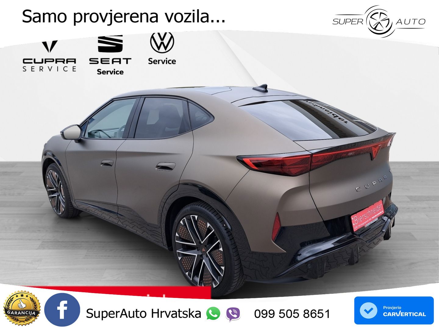 Cupra Tavascan 82 kWh (340 KS)  4WD VZ ACC+HEAD+4xGR SJED+360+PANO