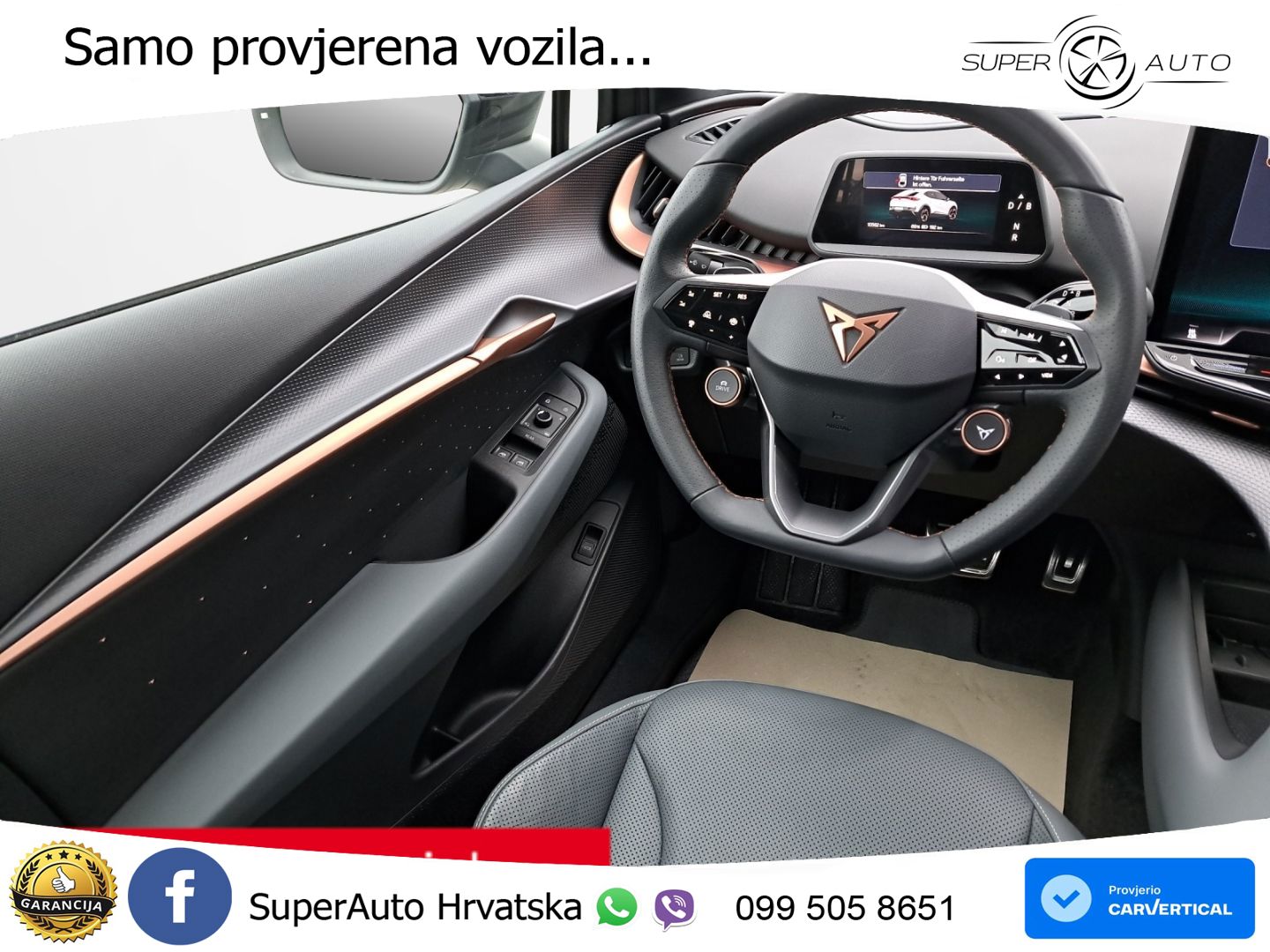 Cupra Tavascan 82 kWh (340 KS)  4WD VZ ACC+HEAD+4xGR SJED+360+PANO