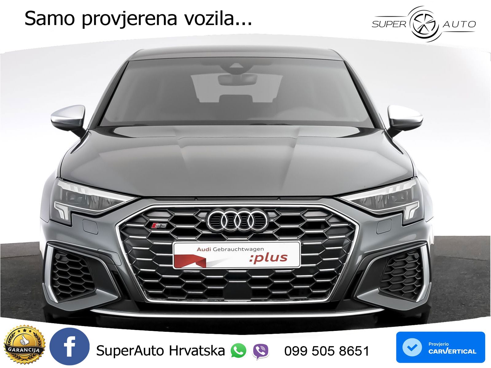Audi S3 2.0 TFSI (310 KS) quattro S tronic LED+GR SJED+ACC