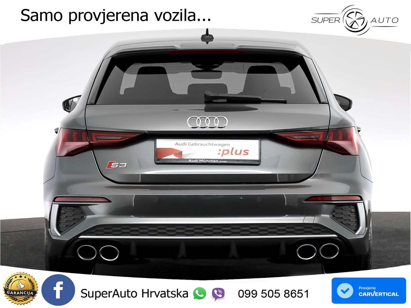 Audi S3 2.0 TFSI (310 KS) quattro S tronic LED+GR SJED+ACC