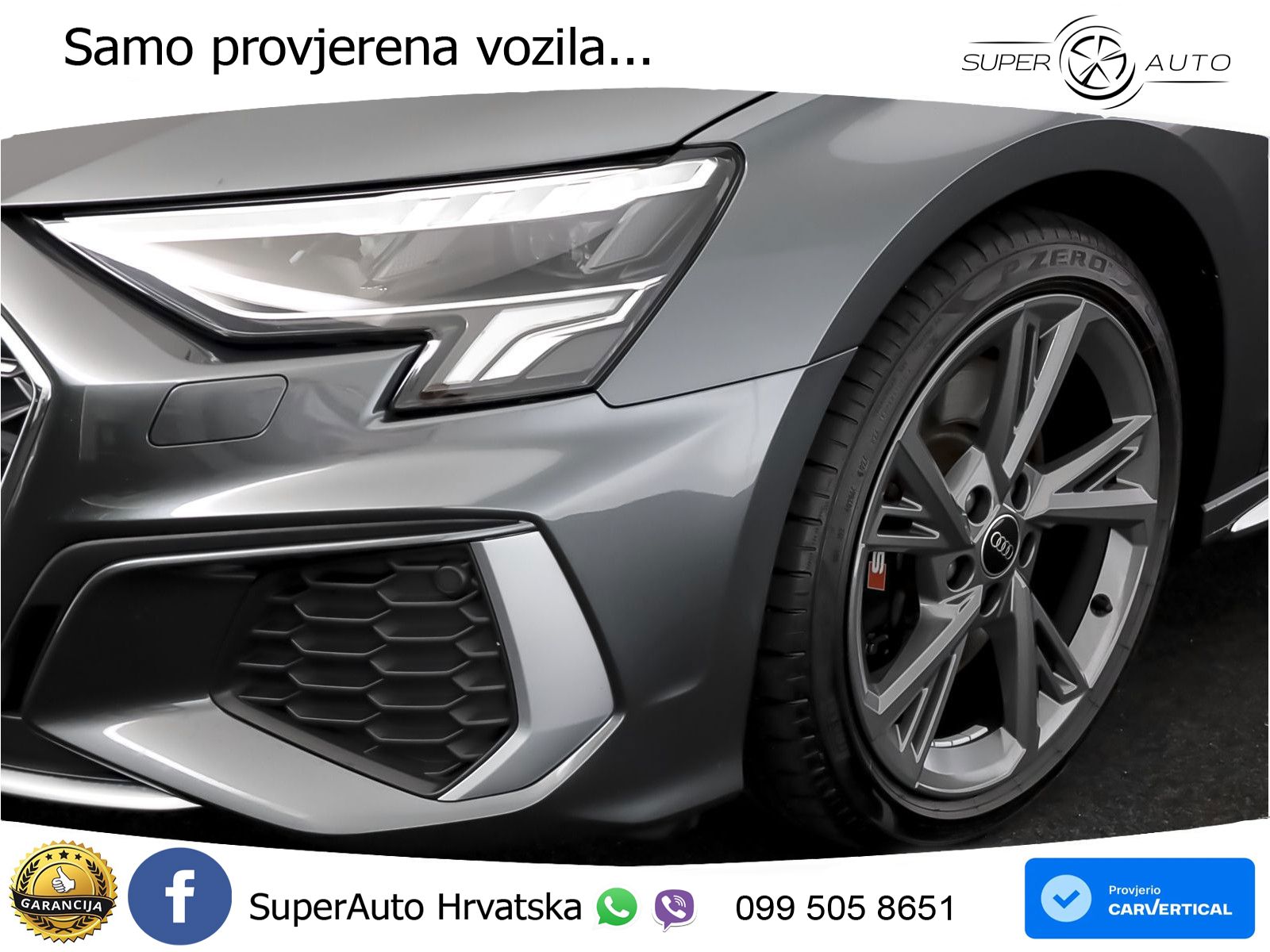 Audi S3 2.0 TFSI (310 KS) quattro S tronic LED+GR SJED+ACC