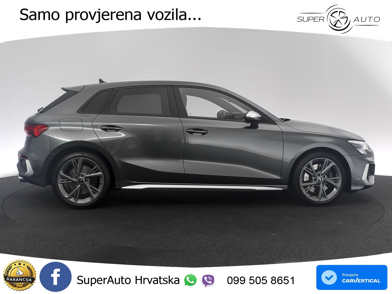 Audi S3 2.0 TFSI (310 KS) quattro S tronic LED+GR SJED+ACC