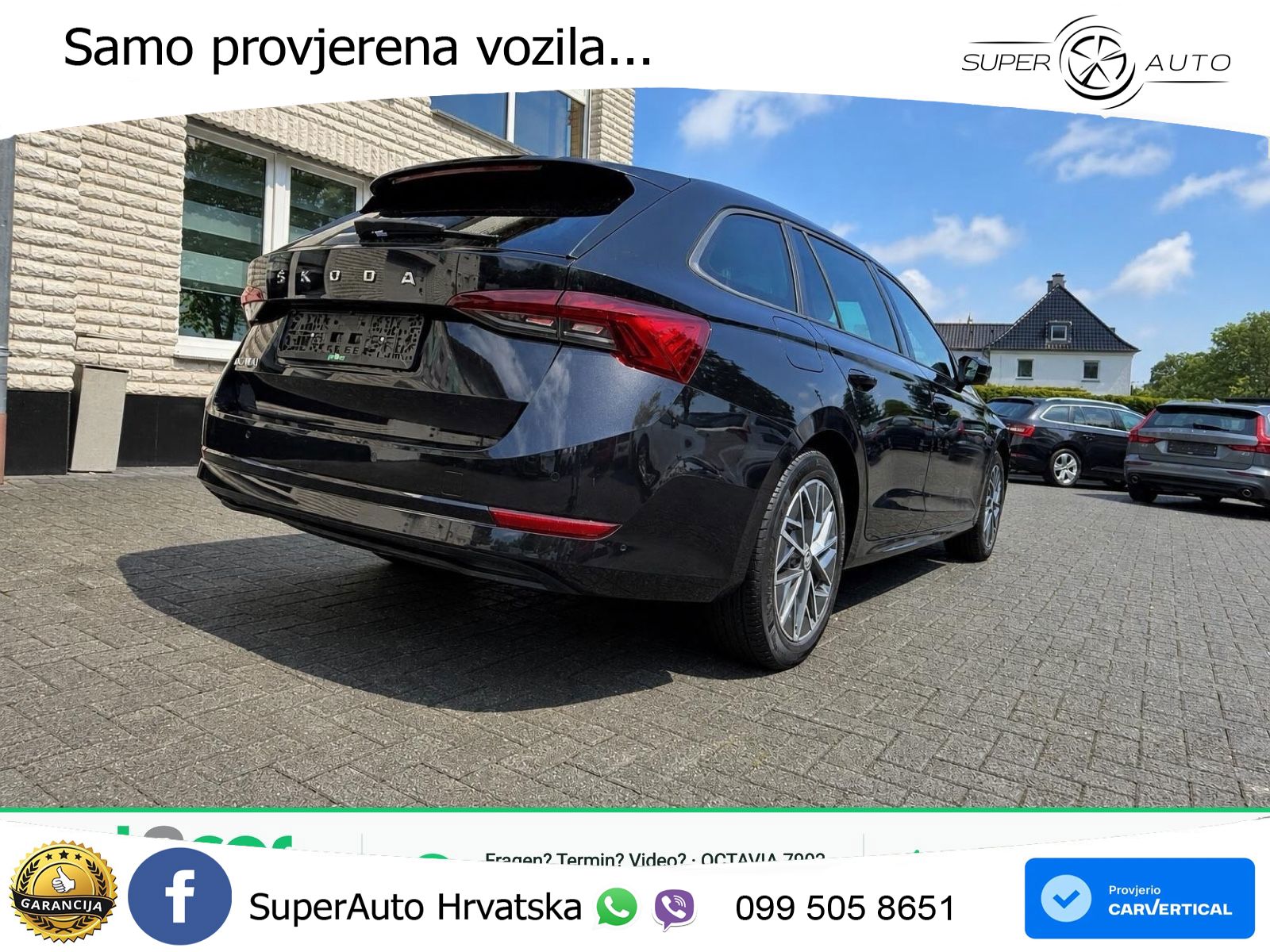 Škoda Octavia Combi 2.0 TDI (150 KS) DSG LED+GR SJED+ACC