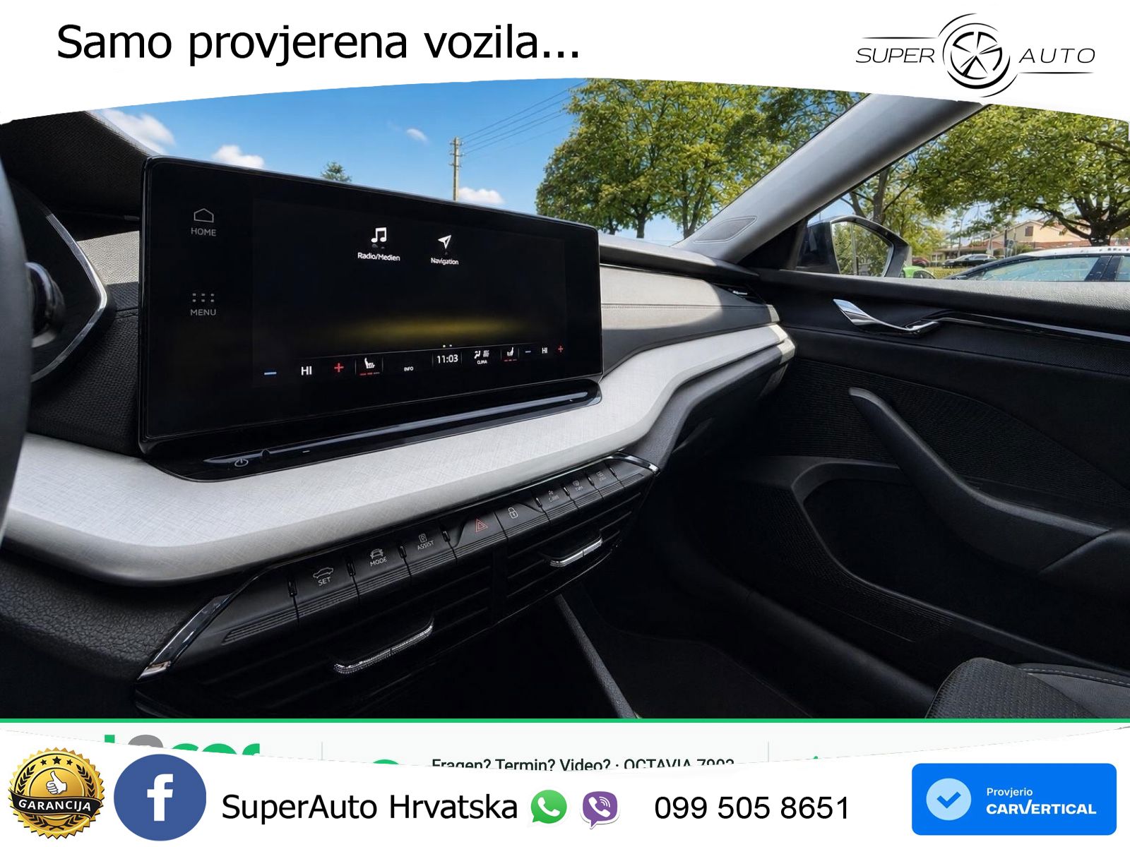 Škoda Octavia Combi 2.0 TDI (150 KS) DSG LED+GR SJED+ACC
