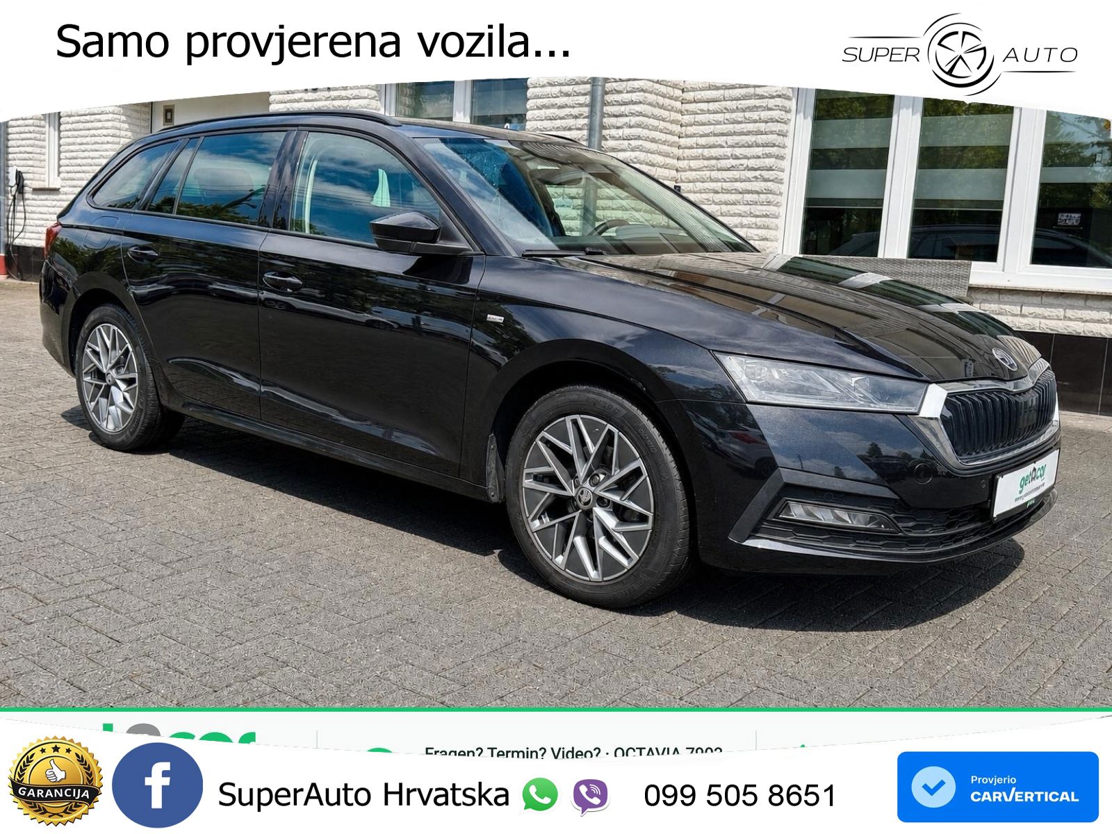 Škoda Octavia Combi 2.0 TDI (150 KS) DSG LED+GR SJED+ACC