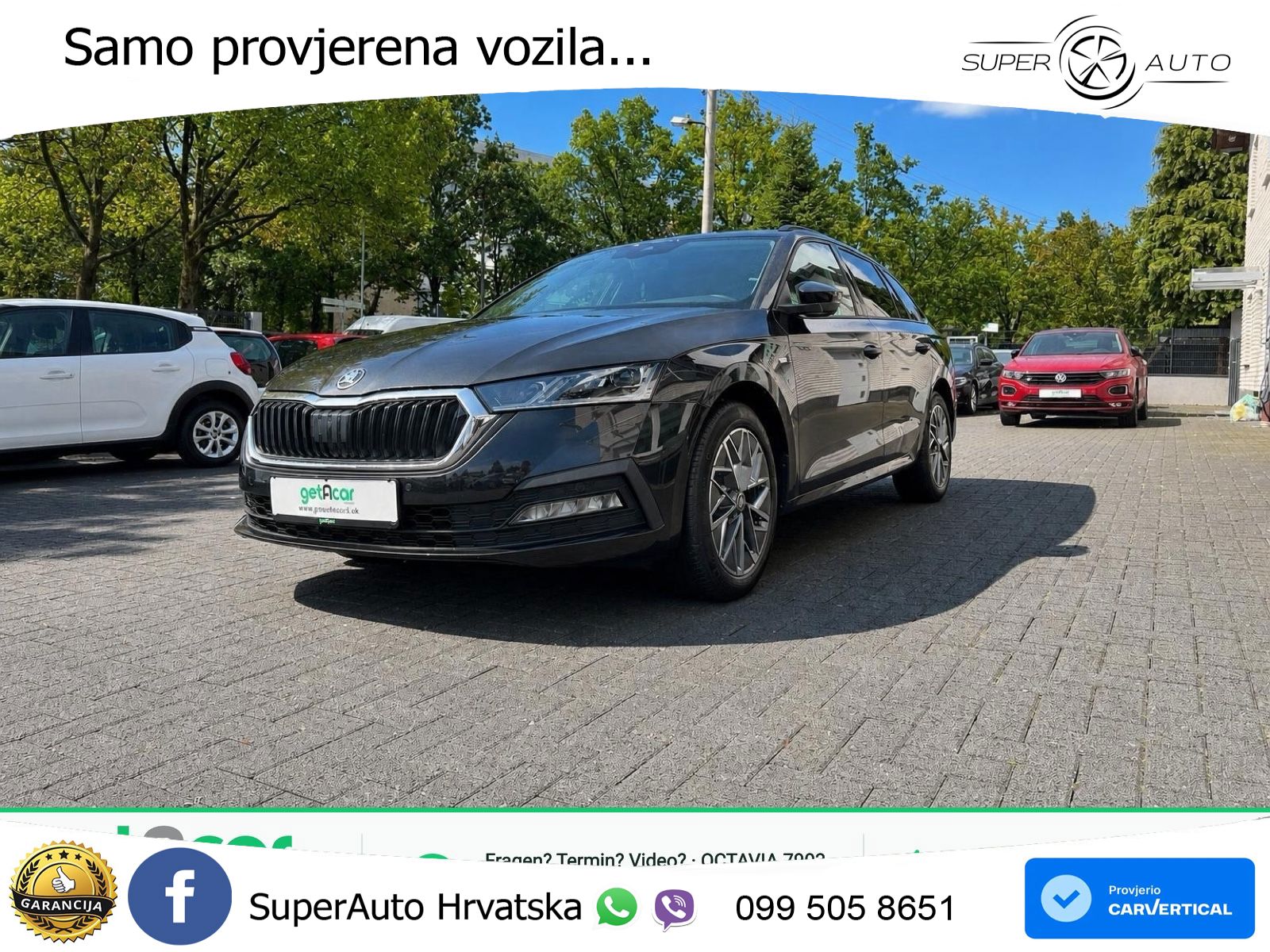 Škoda Octavia Combi 2.0 TDI (150 KS) DSG LED+GR SJED+ACC